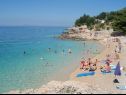 Appartamenti Josip - 100 m from beach: A1(2+2), A2(2+2), A3(4+2), A4(4), A5(2+2), A6(4+2) Ivan Dolac - Isola di Hvar  - la spiaggia