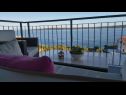 Appartamenti Jela - terrace and sea view A1(4+2) Zavala - Isola di Hvar  - Appartamento - A1(4+2): la terrazza