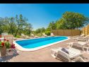 Appartamenti Marinko - with pool : A1(4+1) , A2(4+1), A Kuca(4+1) Barban - Istria  - la piscina