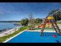 Appartamenti Rajka - 20 m from beach: Rajka(4) Koromacno - Istria  - parco giochi per i bambini