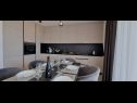 Appartamenti Mark 2 - 100 m from sea: A3(6), A4(6), A5(6), A6(6) Medulin - Istria  - la cucina con la sala da pranzo