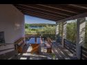 Casa vacanza Berto - with pool: H(4+2) Pomer - Istria  - Croazia - H(4+2): la terrazza