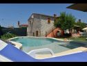 Camere Stanza Diniano - with pool: 1 - R1 Lavanda(2), 2 - R2 Mendula(2), 3 - R3 Ruzmarin(3) Vodnjan - Istria  - la piscina