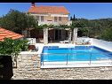 Casa vacanza Gradina 1 - private pool: H(10+2) Baia Gradina (Vela Luka) - Isola di Korcula  - Croazia - la casa