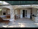 Casa vacanza Gradina 1 - private pool: H(10+2) Baia Gradina (Vela Luka) - Isola di Korcula  - Croazia - il cortile