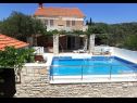 Casa vacanza Gradina 1 - private pool: H(10+2) Baia Gradina (Vela Luka) - Isola di Korcula  - Croazia - H(10+2): la casa