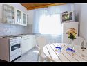 Appartamenti Ante - 50m from beach; A6(4+1), SA8(2+1) Priscapac - Isola di Korcula  - Appartamento - A6(4+1): la cucina con la sala da pranzo
