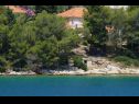 Appartamenti Danica - large terrace with sea view A1 Dana(4) Baia Zubaca (Vela Luka) - Isola di Korcula  - Croazia - la casa