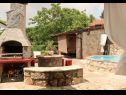 Casa vacanza Ana - with pool: H(6) Lakmartin - Isola di Krk  - Croazia - komin