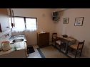 Appartamenti True SA1(2), A2(6) Malinska - Isola di Krk  - Appartamento - SA1(2): la cucina con la sala da pranzo