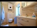 Appartamenti Insula Insule - rustic & peaceful: SA1(2+1), SA2(2+1) Skrbcici - Isola di Krk  - Studio appartamento - SA2(2+1): il bagno con la toilette