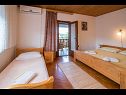 Appartamenti Marica A1(3+1) Vrbnik - Isola di Krk  - Appartamento - A1(3+1): la camera da letto