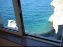 Casa vacanza Bernardica - on cliffs above sea: H(6+2) Vrbnik - Isola di Krk  - Croazia - H(6+2): lo sguardo dalla finestra
