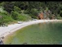 Casa vacanza Bernardica - on cliffs above sea: H(6+2) Vrbnik - Isola di Krk  - Croazia - la spiaggia