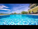 Appartamenti Kostrena - with pool: A1(5), A2(5) Kostrena - Quarnaro  - la piscina