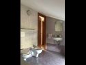 Appartamenti Azur - 10 m from sea: A1(4), SA2(2+1) Ilovik (Isola di Ilovik) - Isola di Losinj  - Studio appartamento - SA2(2+1): il bagno con la toilette