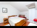 Appartamenti Jasna - family friendly: A1 Prizemlje (2+2), A2 Gornji (2+2) Baska Voda - Riviera Makarska  - Appartamento - A2 Gornji (2+2): la camera da letto