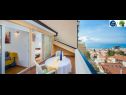 Appartamenti Suzi - beautiful view and cosy: A1 crvena kuhinja(2+2), A2(2+2) Baska Voda - Riviera Makarska  - Appartamento - A1 crvena kuhinja(2+2): la terrazza
