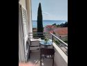 Appartamenti Josip - 150 m from beach with free parking A1(3), A2(5), A3(2+2) Baska Voda - Riviera Makarska  - Appartamento - A1(3): lo sguardo sul mare