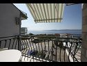 Appartamenti Robert - sea view : A1(4+1), A2(4+2) Brela - Riviera Makarska  - Appartamento - A2(4+2): lo sguardo dalla terrazza