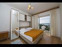 Appartamenti Panorama - terrace with sea view: A1(4) Brela - Riviera Makarska  - Appartamento - A1(4): la camera da letto