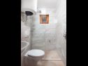 Appartamenti Ante M - 100 m from beach: A1(4+2), A2(4+2), C3(2) Brela - Riviera Makarska  - Appartamento - A1(4+2): il bagno con la toilette