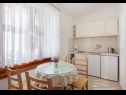 Appartamenti Ante M - 100 m from beach: A1(4+2), A2(4+2), C3(2) Brela - Riviera Makarska  - Appartamento - A2(4+2): la cucina con la sala da pranzo