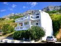 Appartamenti Via - 250 m from sea: SA2(2), SA3(2), SA4(2), SA1(2) Brela - Riviera Makarska  - la casa