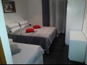 Appartamenti Ante - seaview A1(5), SA2(3), SA3(2+1) Brela - Riviera Makarska  - Appartamento - A1(5): la camera da letto