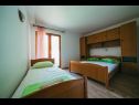 Appartamenti Lovre - close to the sea : A1(6), A2(4+1) prizemlje, A3(5) Brela - Riviera Makarska  - Appartamento - A3(5): la camera da letto