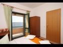 Appartamenti Up - amazing sea view: A1(2) Brela - Riviera Makarska  - Appartamento - A1(2): la camera da letto