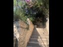 Appartamenti Secret garden - seaview: A1(4), A2(2) Brela - Riviera Makarska  - la scalinata