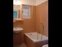 Appartamenti Secret garden - seaview: A1(4), A2(2) Brela - Riviera Makarska  - Appartamento - A2(2): il bagno con la toilette