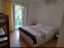 Appartamenti Mare - 150 m from beach SA1(2), A2(4+1), A3(4+2) Brela - Riviera Makarska  - Appartamento - A3(4+2): la camera da letto