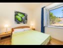 Appartamenti Horizont - 150 m from pebble beach: A1-Filip(4+2), A2-Mario(4+2) Brist - Riviera Makarska  - Appartamento - A1-Filip(4+2): la camera da letto