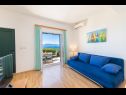 Appartamenti Horizont - 150 m from pebble beach: A1-Filip(4+2), A2-Mario(4+2) Brist - Riviera Makarska  - Appartamento - A2-Mario(4+2): il soggiorno