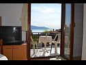 Appartamenti Jozo - 150 m from pebble beach: A1(2), A2(2), A3(2), A4(4), A5(4) Gradac - Riviera Makarska  - Appartamento - A2(2): il soggiorno