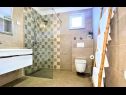 Casa vacanza Villa Vinka - with pool: H(6+2) Kozica - Riviera Makarska  - Croazia - H(6+2): il bagno con la toilette