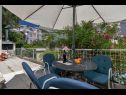 Appartamenti Vlatko - affordable & cosy: SA1(4), SA2(2+2), SA3(2+2) Krvavica - Riviera Makarska  - Studio appartamento - SA1(4): la terrazza