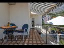 Appartamenti Vlatko - affordable & cosy: SA1(4), SA2(2+2), SA3(2+2) Krvavica - Riviera Makarska  - Studio appartamento - SA1(4): la terrazza