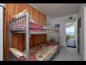 Appartamenti Vlatko - affordable & cosy: SA1(4), SA2(2+2), SA3(2+2) Krvavica - Riviera Makarska  - Studio appartamento - SA1(4): la camera da letto