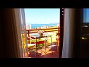 Appartamenti Bor - with great view: A1(4+2)Garbin, SA2(2)Levant Makarska - Riviera Makarska  - Appartamento - A1(4+2)Garbin: lo sguardo dal balcone