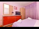Appartamenti Pet - 300 m from beach: A1(5) Makarska - Riviera Makarska  - Appartamento - A1(5): la camera da letto