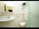 Appartamenti e camere Ljuba - 130 meter from sea SA1(2), SA2(2+1), SA6(2+1), A4(2+1), R3(2+1), R7(2+1) Makarska - Riviera Makarska  - Studio appartamento - SA6(2+1): il bagno con la toilette