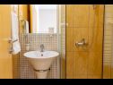 Appartamenti Gianni - modern & great location: SA1(2), A2(2+2), A3(2+2) Makarska - Riviera Makarska  - Studio appartamento - SA1(2): il bagno con la toilette