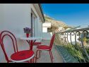 Appartamenti Smi - 250 m from sea: A1 juzni(2+1), A2 sjeverni(2+1), A3(4) Makarska - Riviera Makarska  - Appartamento - A1 juzni(2+1): la terrazza