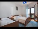 Appartamenti Nataša -100m from sea: A1(5), A2(9) Podgora - Riviera Makarska  - Appartamento - A1(5): la camera da letto
