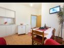 Appartamenti Nataša -100m from sea: A1(5), A2(9) Podgora - Riviera Makarska  - Appartamento - A1(5): la cucina con la sala da pranzo