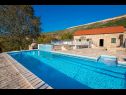 Casa vacanza Stipe - with pool : H(6+1) Rascane - Riviera Makarska  - Croazia - H(6+1): la piscina