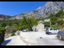 Casa vacanza Ned H(4+1) Tucepi - Riviera Makarska  - Croazia - il parcheggio